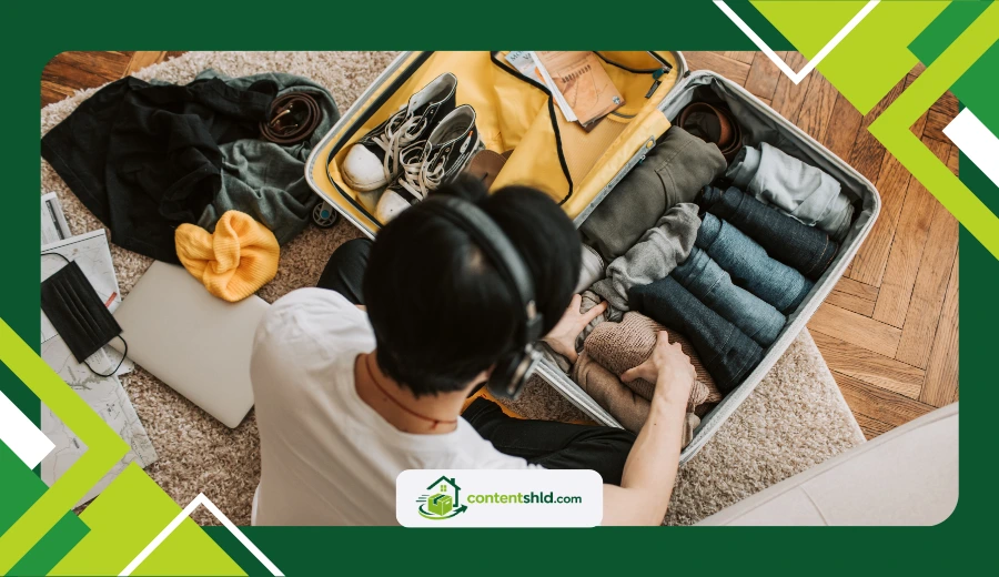 pack clothes for moving